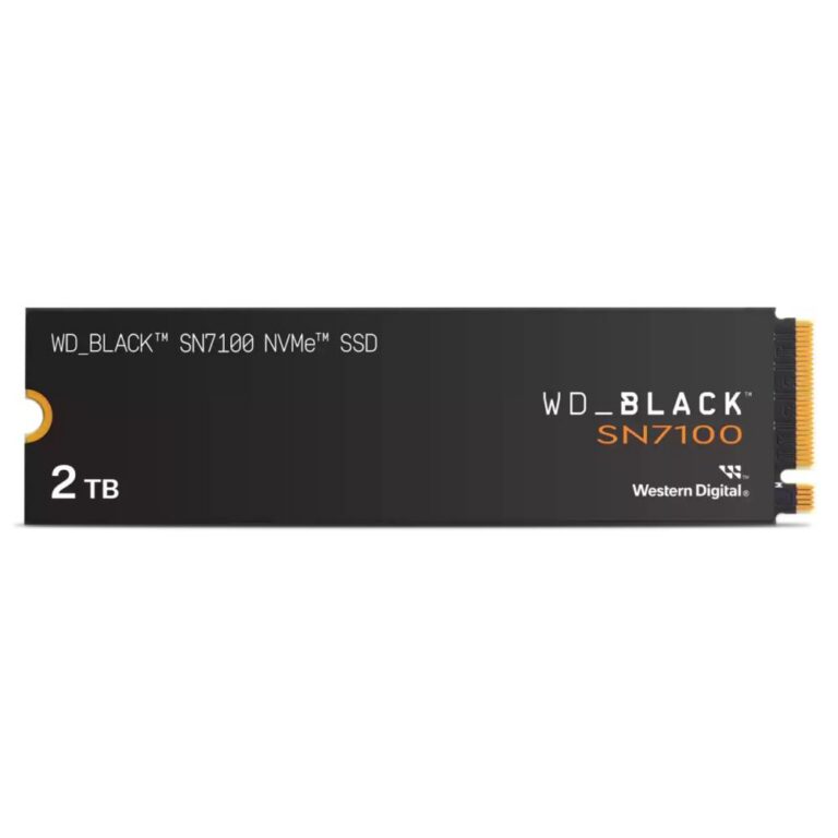 SSD|WESTERN DIGITAL|Black SN7100|2TB|M.2|PCIe Gen4|NVMe|3D TLC|Write spe...