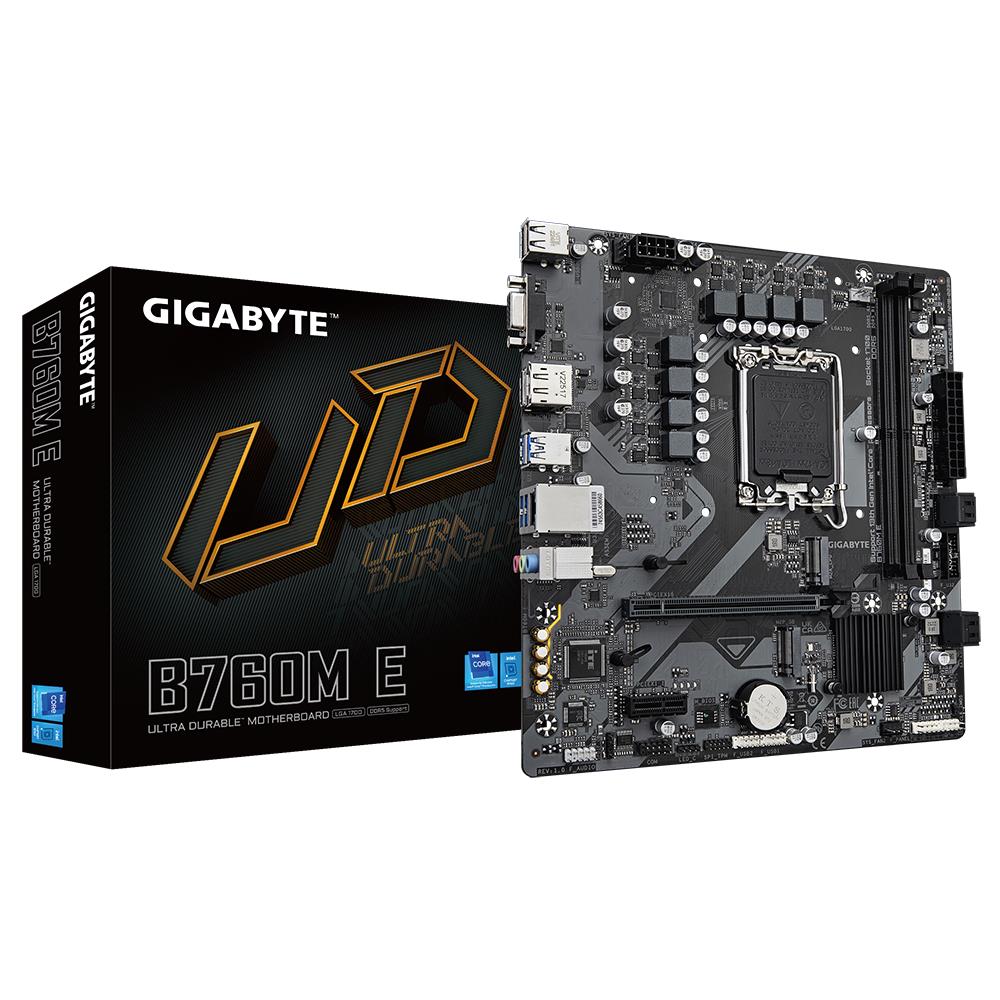 Emaplaat|GIGABYTE|Intel B760 Express|LGA1700|Micro-ATX|Memory DDR5|Memo&...