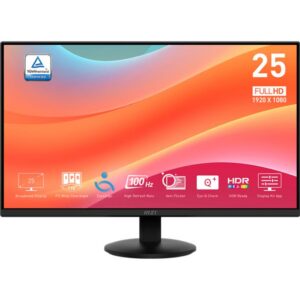 LCD Monitor|MSI|PRO MP252L|24.5"|Business|Tilt|Panel IPS|1920x1080|16:9|100 Hz|1 ms|Colour Black|PROMP252L