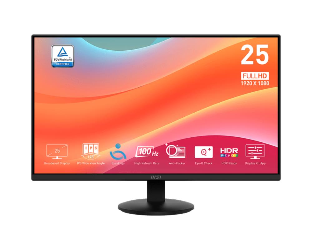 LCD Monitor|MSI|PRO MP252L|24.5″|Business|Tilt|Panel IPS|1920&#215...