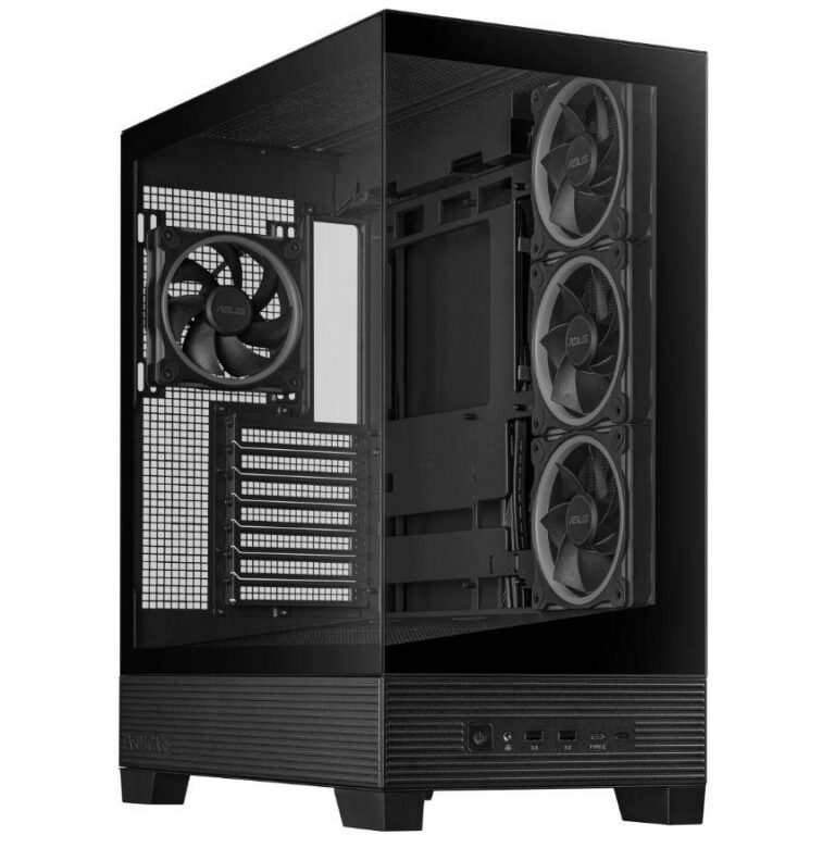 Case|ASUS|ASUS A31 PLUS Case|MidiTower|Case product features Transparent...