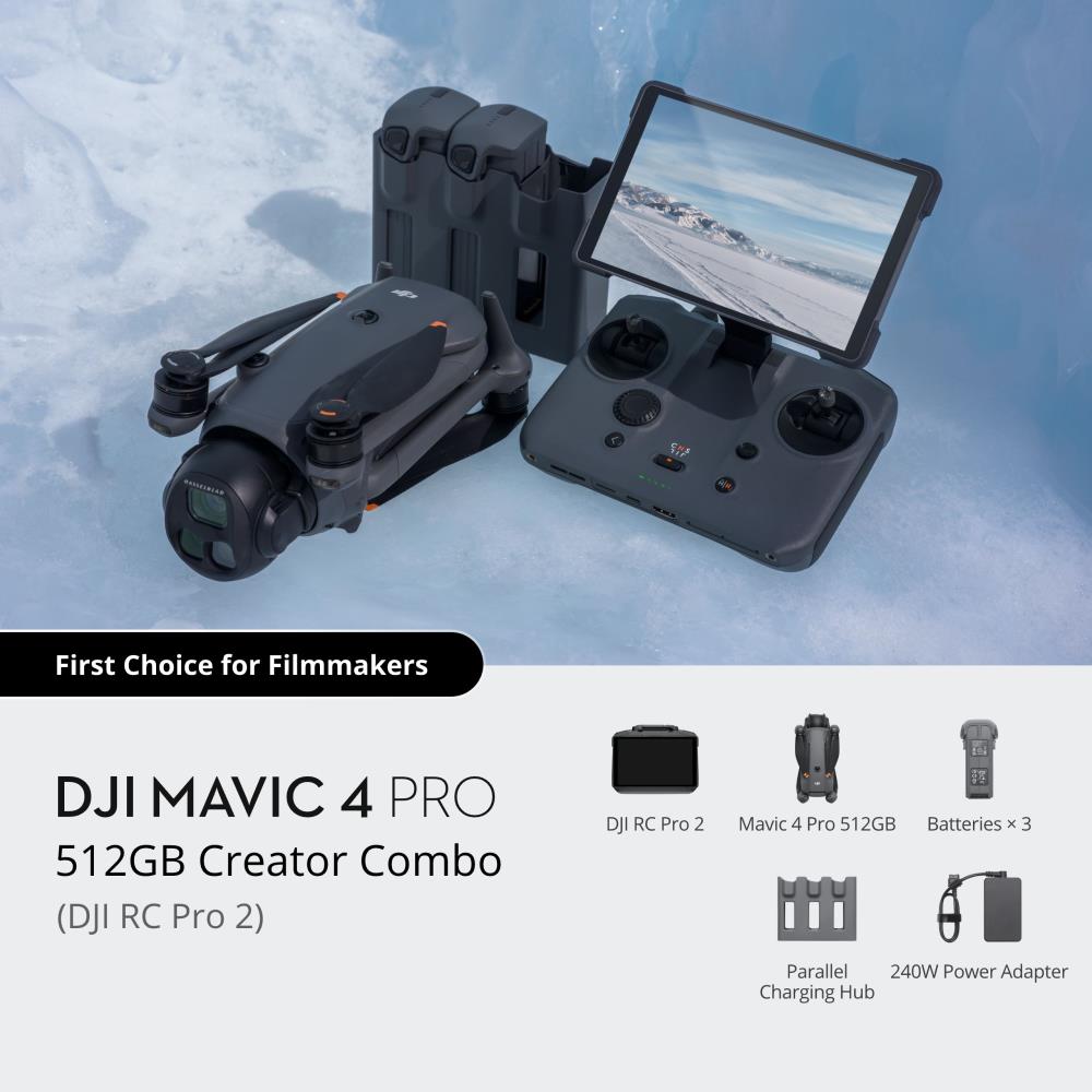Drone|DJI|Mavic 4 Pro 512GB Creator Combo (DJI RC Pro 2)|Consumer|CP.MA.00000847.02