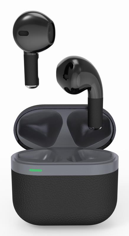 KÕRVAKLAPID BLUETOOTH/BLACK/GREY TWS-02-BK GEMBIRD