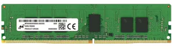 Server Memory Module|MICRON|DDR4|16GB|RDIMM|3200 MHz|CL 22|1.2 V|MTA9ASF2G72PZ-3G2R