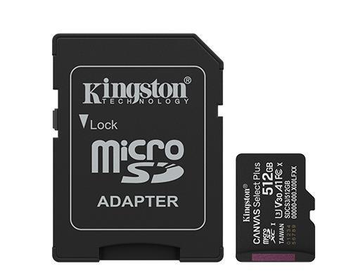 MÄLUKAART SDXC 512GB UHS-I/W/ADAPTER SDCS3/512GB KINGSTON