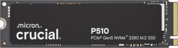 SSD|CRUCIAL|P510|2TB|M.2|PCIe Gen5|NVMe|TLC|Write speed 8700 MBytes/sec|Read speed 10000 MBytes/sec|TBW 1200 TB|CT2000P510SSD8