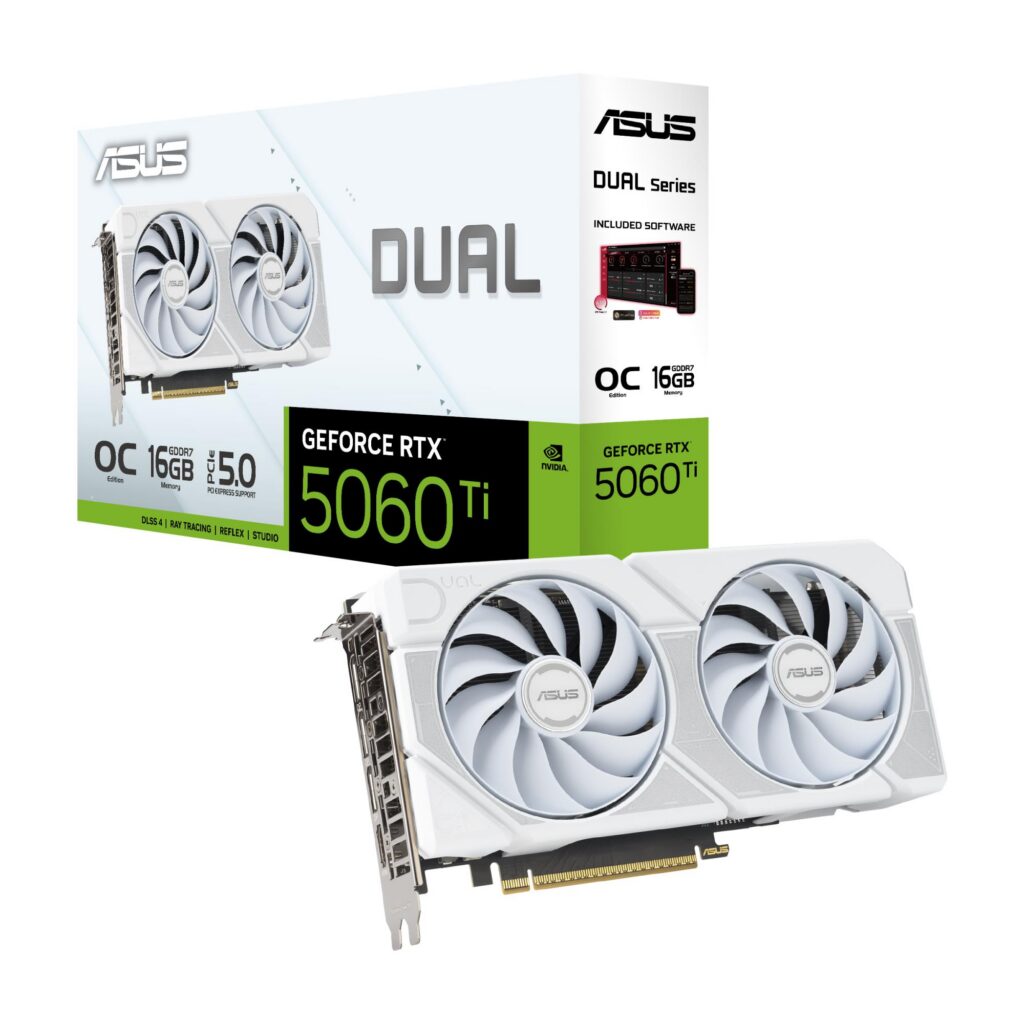 Videokaart|ASUS|NVIDIA GeForce RTX 5060 Ti|16 GB|GDDR7|128 bit|PCIE 5&#8...