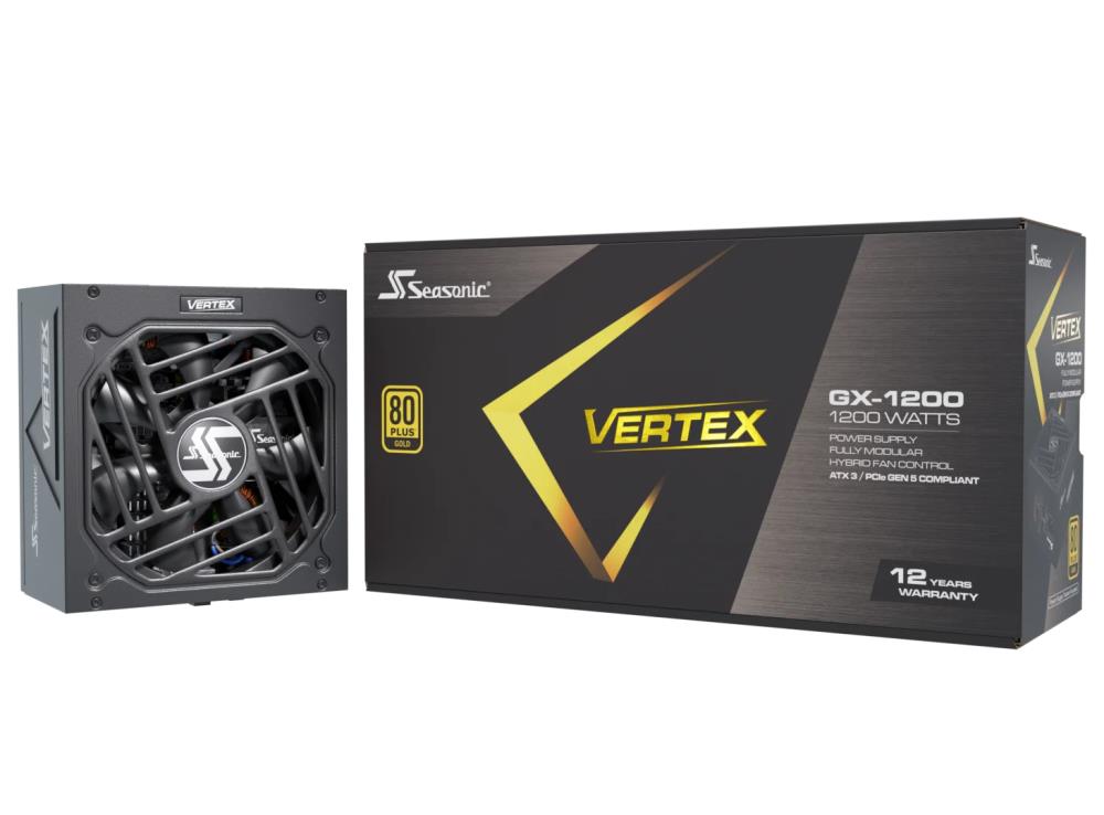 Toiteplokk|SEASONIC|VERTEX GX|1200 Watts|Efficiency 80 PLUS GOLD|MTBF &#...