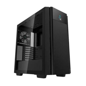 Case|DEEPCOOL|CH510 MESH DIGITAL|MiniTower|Case product features Transparent panel|Not included|Colour Black|R-CH510-BKNSE1-G-1