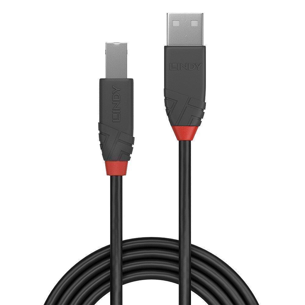 KAABEL USB2 A-B 2M/ANTHRA 36673 LINDY