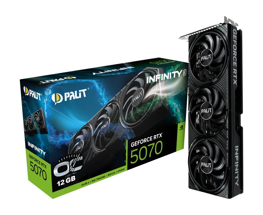 Videokaart|PALIT|NVIDIA GeForce RTX 5070|12 GB|GDDR7|192 bit|PCIE 5.0&#8...
