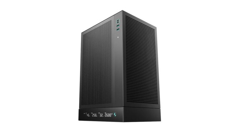 Case|DEEPCOOL|CH170 DIGITAL|MiniTower|Not included|MiniITX|Colour Black|...