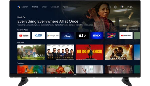 Televiisor|JVC|32″|Smart/HD|1366×768|Juhtmevaba LAN|Bluetooth|Andro...