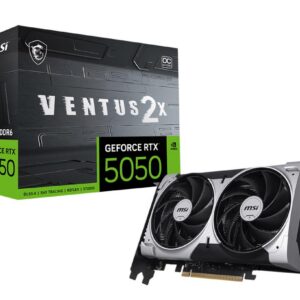Videokaart|MSI|NVIDIA GeForce RTX 5050|8 GB|GDDR6|128 bit|PCIE 5.0 16...