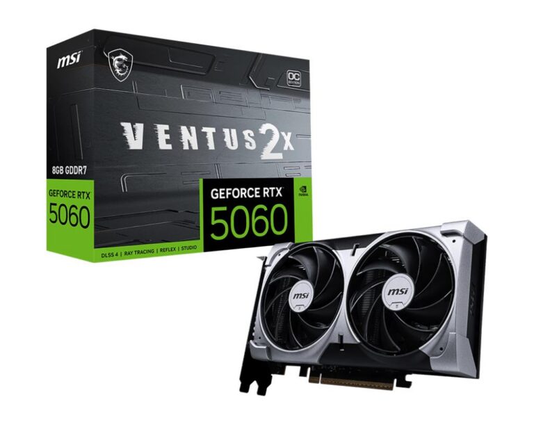 Videokaart|MSI|NVIDIA GeForce RTX 5060|8 GB|GDDR7|128 bit|PCIE 5.0 16&#8...