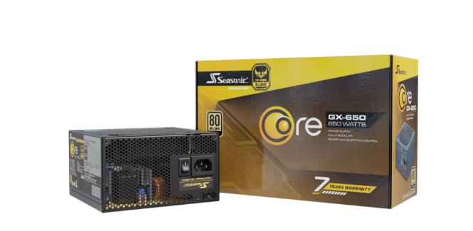 Toiteplokk|SEASONIC|CORE GX|650 Watts|Efficiency 80 PLUS GOLD|SRP-CGX6&#...