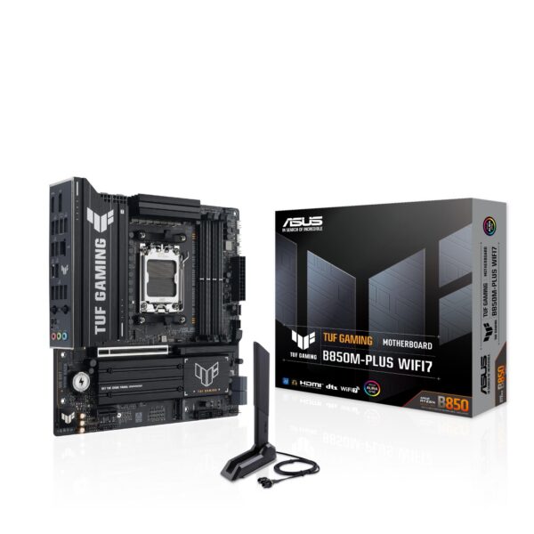 Emaplaat|ASUS|AMD B850|SAM5|Micro-ATX|Memory DDR5|Memory slots 4|Mänguri...
