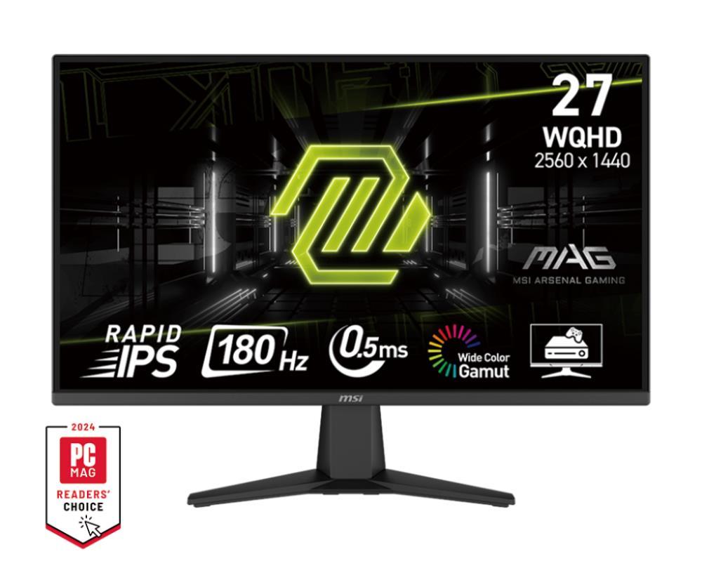 LCD Monitor|MSI|MAG 275QF|27″|Mänguri|Matte|Panel IPS|2560×14...