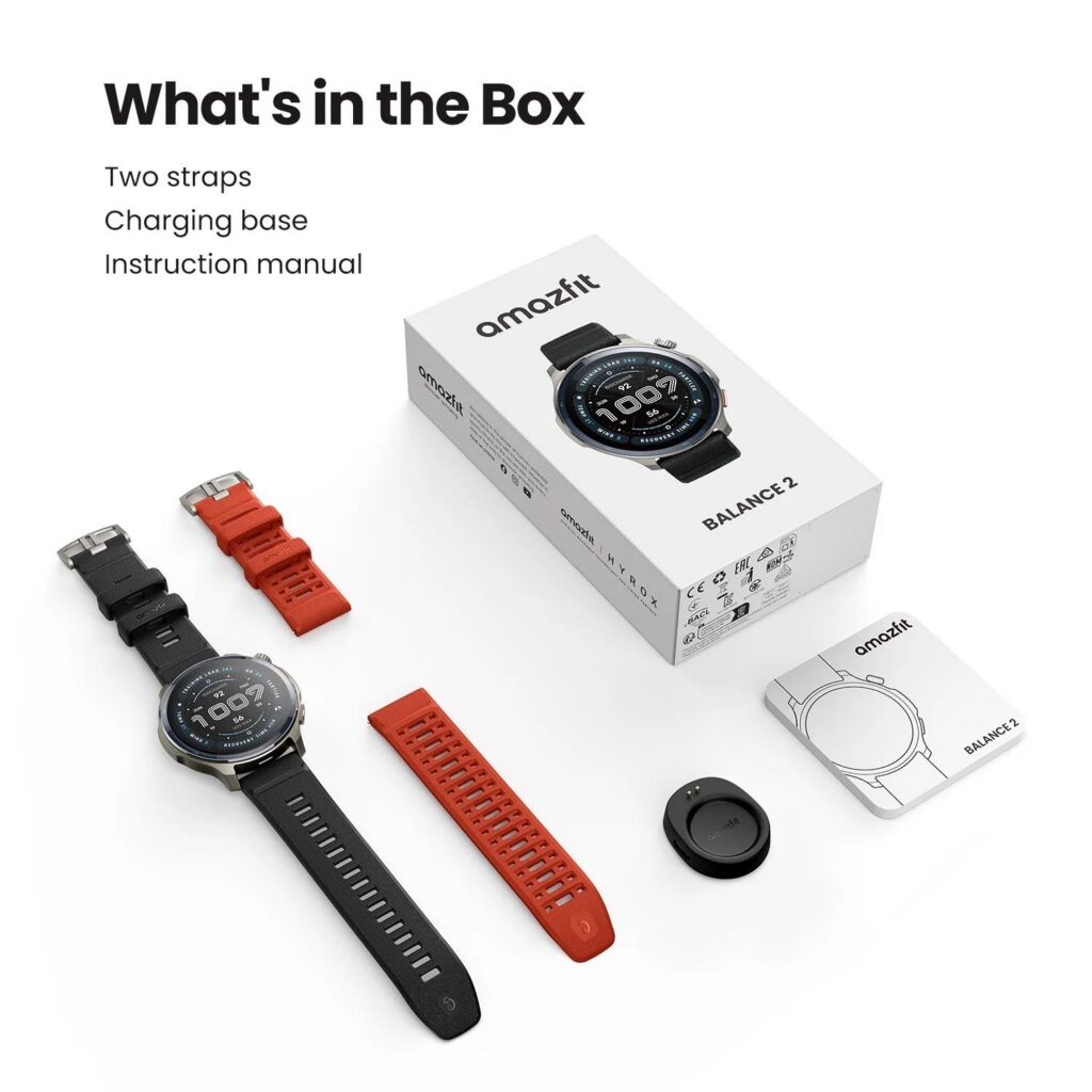 SMARTWATCH AMAZFIT BALANCE 2/BLACK W2429GL1N HUAMI