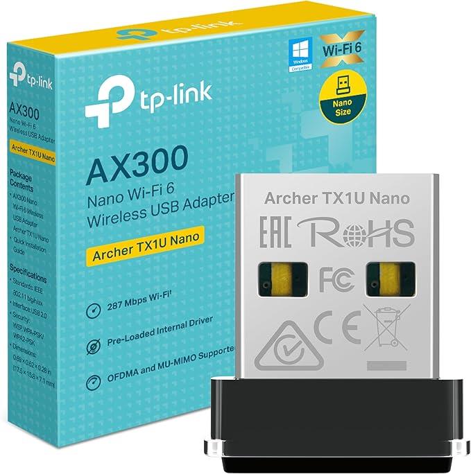 WRL ADAPTER 300MBPS USB/ARCHER TX1U NANO TP-LINK