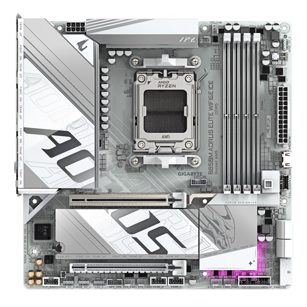 Emaplaat|GIGABYTE|AMD B850|SAM5|Micro-ATX|Memory DDR5|Memory slots 4|B8&...
