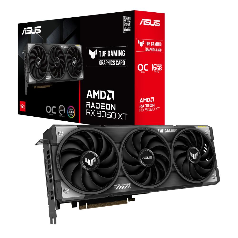 Videokaart|ASUS|AMD Radeon RX 9060 XT|16 GB|GDDR6|128 bit|PCIE 5.0 16&#8...