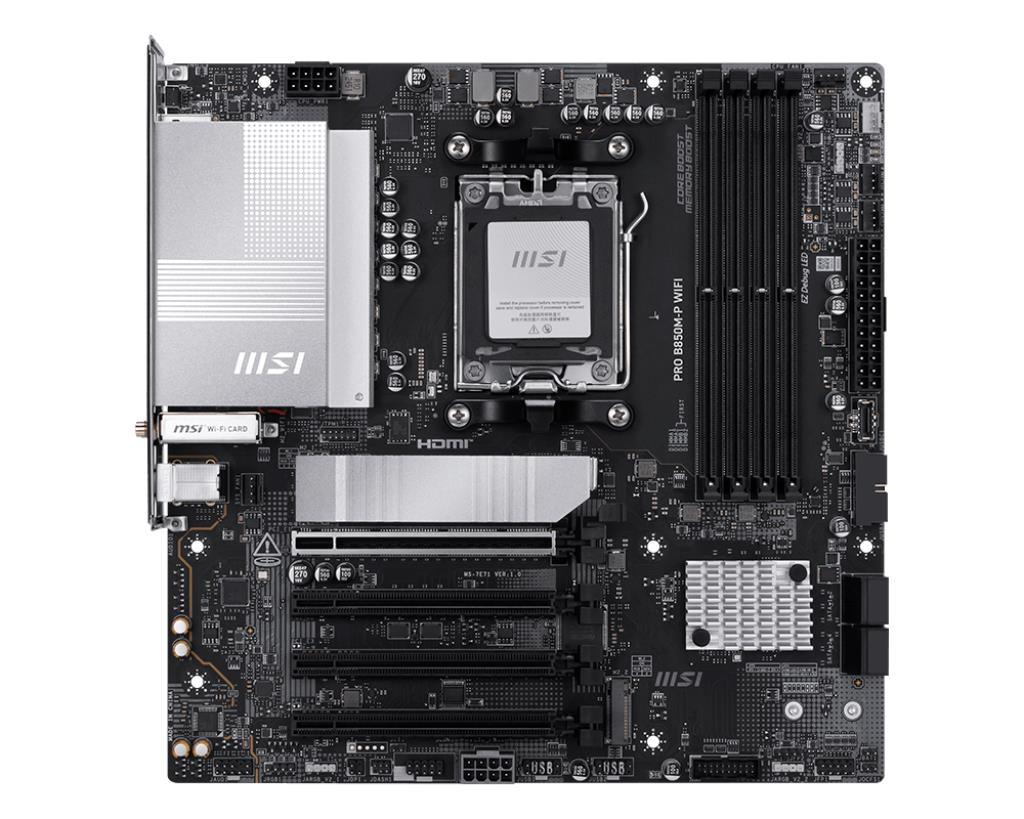 Emaplaat|MSI|AMD B850|SAM5|Micro-ATX|Memory DDR5|Memory slots 4|PROB850&...