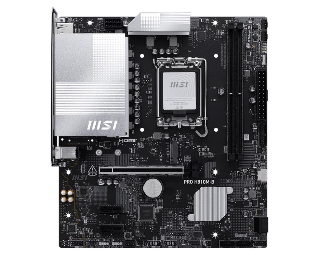 Emaplaat|MSI|Intel H810|LGA1851|Micro-ATX|Memory DDR5|Memory slots 2|PR…