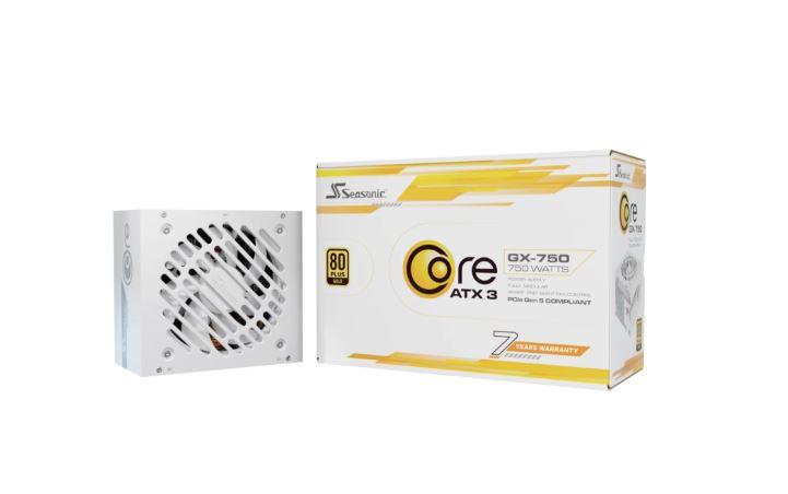 Toiteplokk|SEASONIC|CORE GX White|750 Watts|Efficiency 80 PLUS GOLD|MT&#...