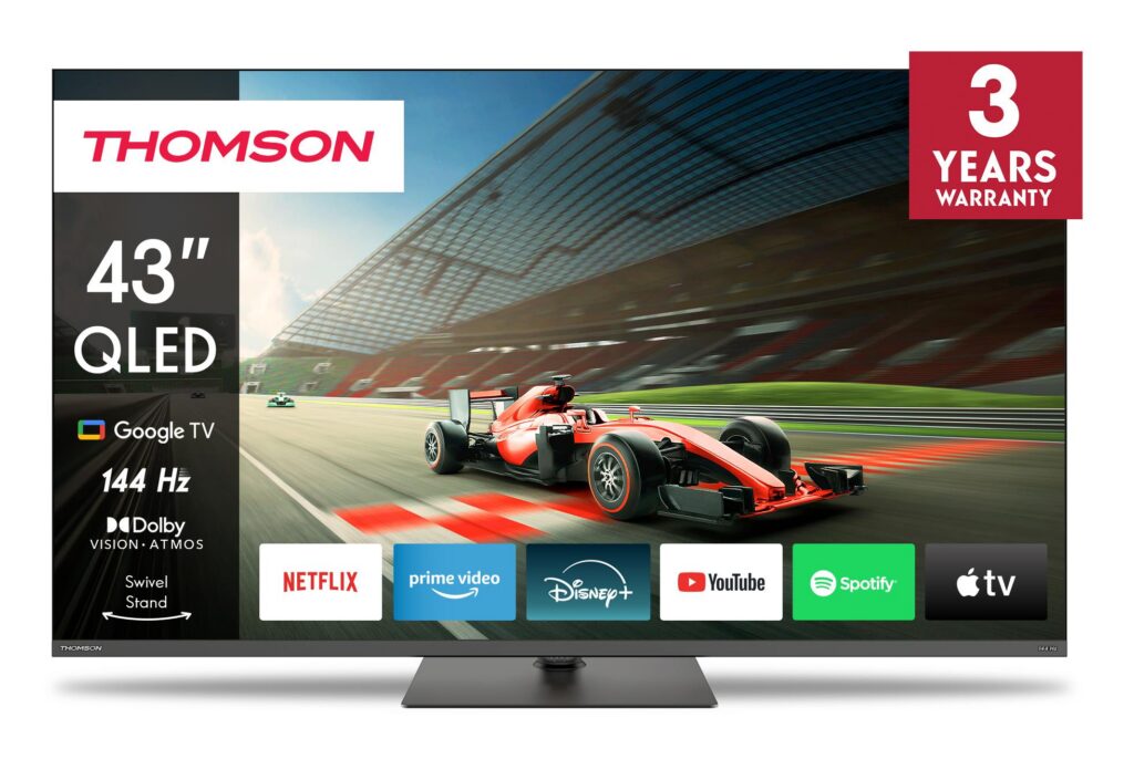 Televiisor|THOMSON|43 “|4K Ultra HD|3840 x 2160 pixels|Flat|16:9|Q...