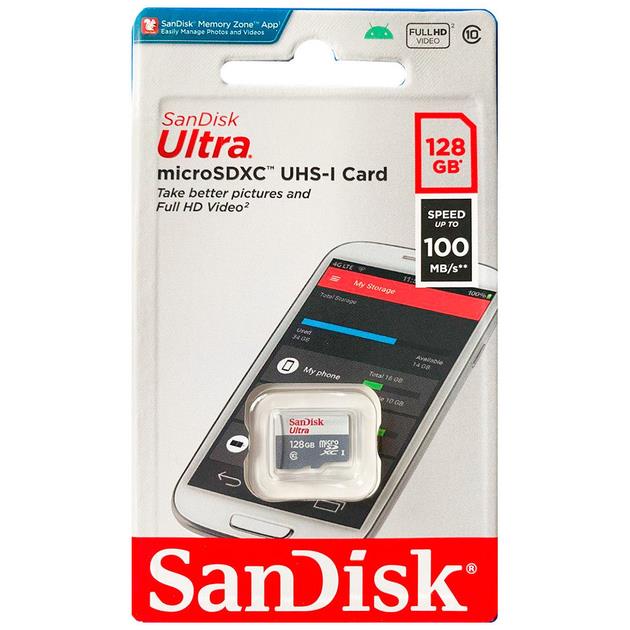 MÄLUKAART SDXC 128GB UHS-I/SDSQUNR-128G-GN3MN SANDISK
