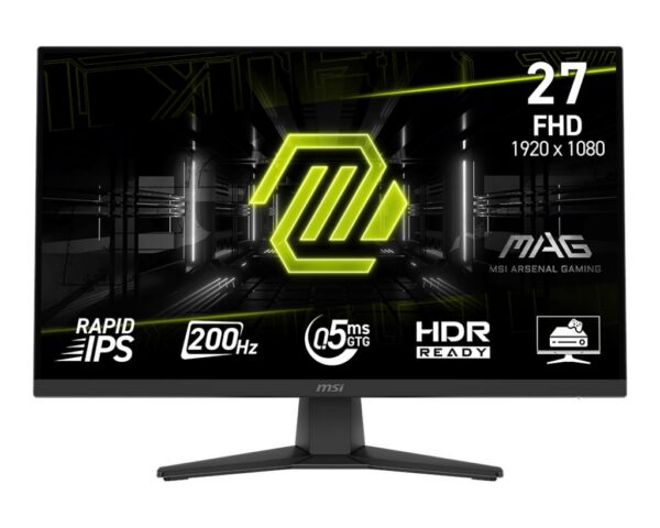 LCD Monitor|MSI|MAG 272F|27″|Mänguri|Matte|Panel IPS|1920×1080...