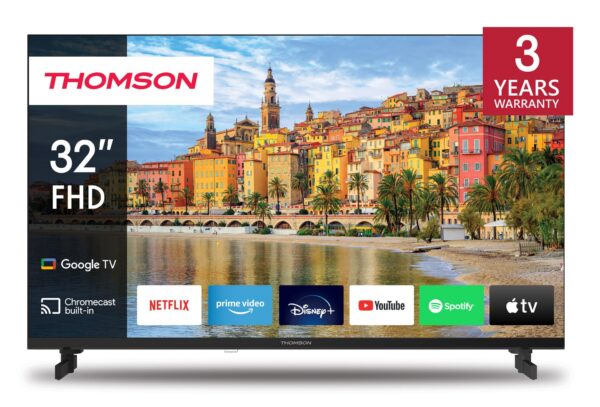 Televiisor|THOMSON|32″|Smart/FHD|1920×1080|Juhtmevaba LAN|Bluetooth...