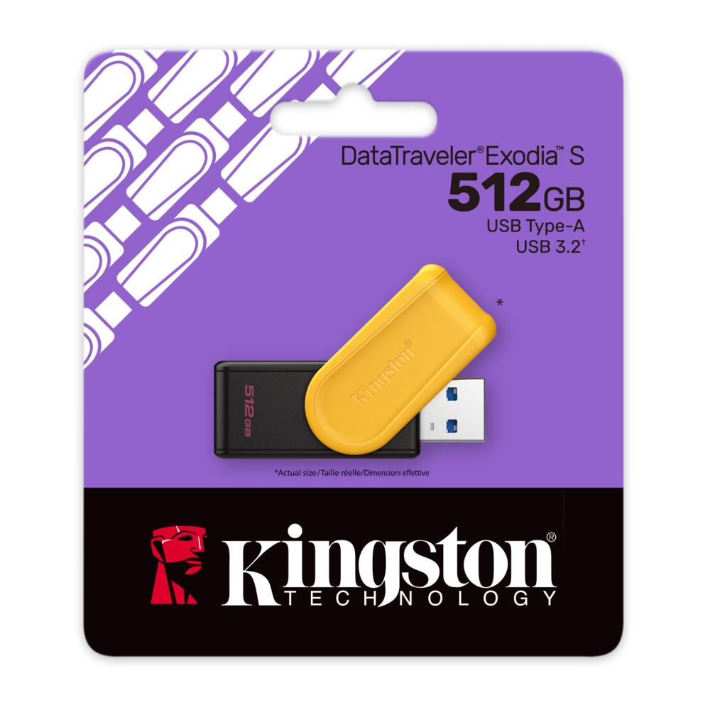 MEMORY DRIVE FLASH USB3.2/512GB DTXS/512GB KINGSTON