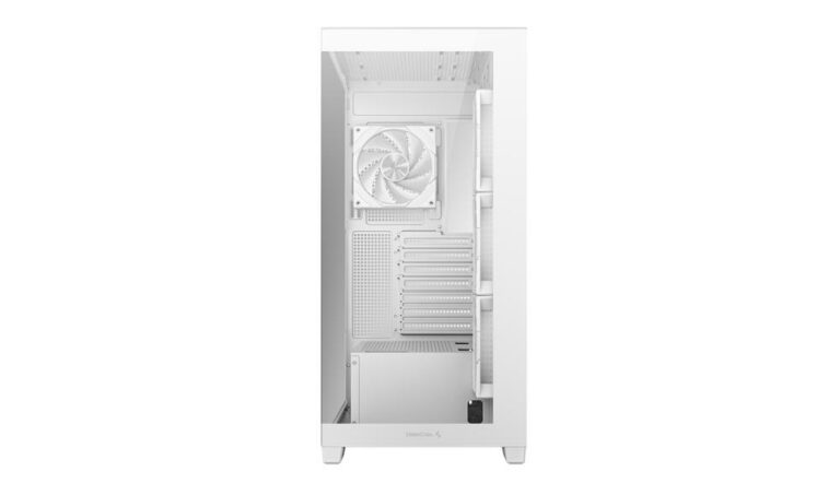 Case|DEEPCOOL|CG580 4F WH|MidiTower|Case product features Transparent pa...