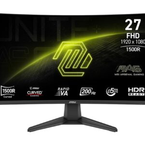 LCD Monitor|MSI|MAG 276CF E20|27″|Mänguri/Curved|Panel VA|1920&#215...