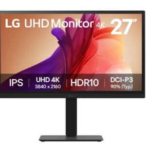 LCD Monitor|LG|27BA45U-B|27"|4K|Matte|Panel IPS|3840x2160|16:9|60Hz|5 ms|Speakers|Colour Black|27BA45U-B