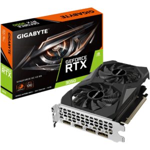 Videokaart|GIGABYTE|NVIDIA GeForce RTX 3050|6 GB|GDDR6|96 bit|PCIE 4....