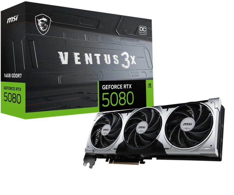 Videokaart|MSI|NVIDIA GeForce RTX 5080|16 GB|GDDR7|256 bit|PCIE 5.0 1&#8...