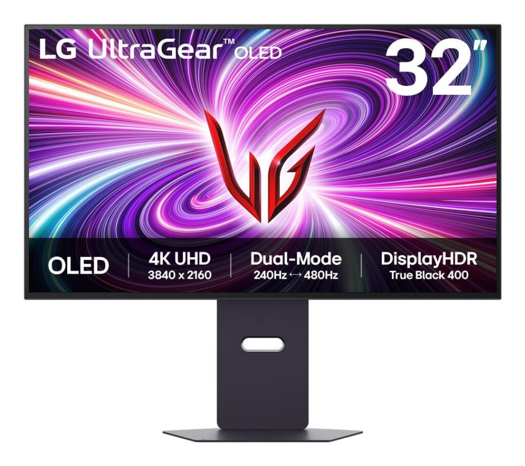 Monitor|LG|32GS95UV-B|32″|Mänguri/4K|Panel OLED|3840×2160|16:...
