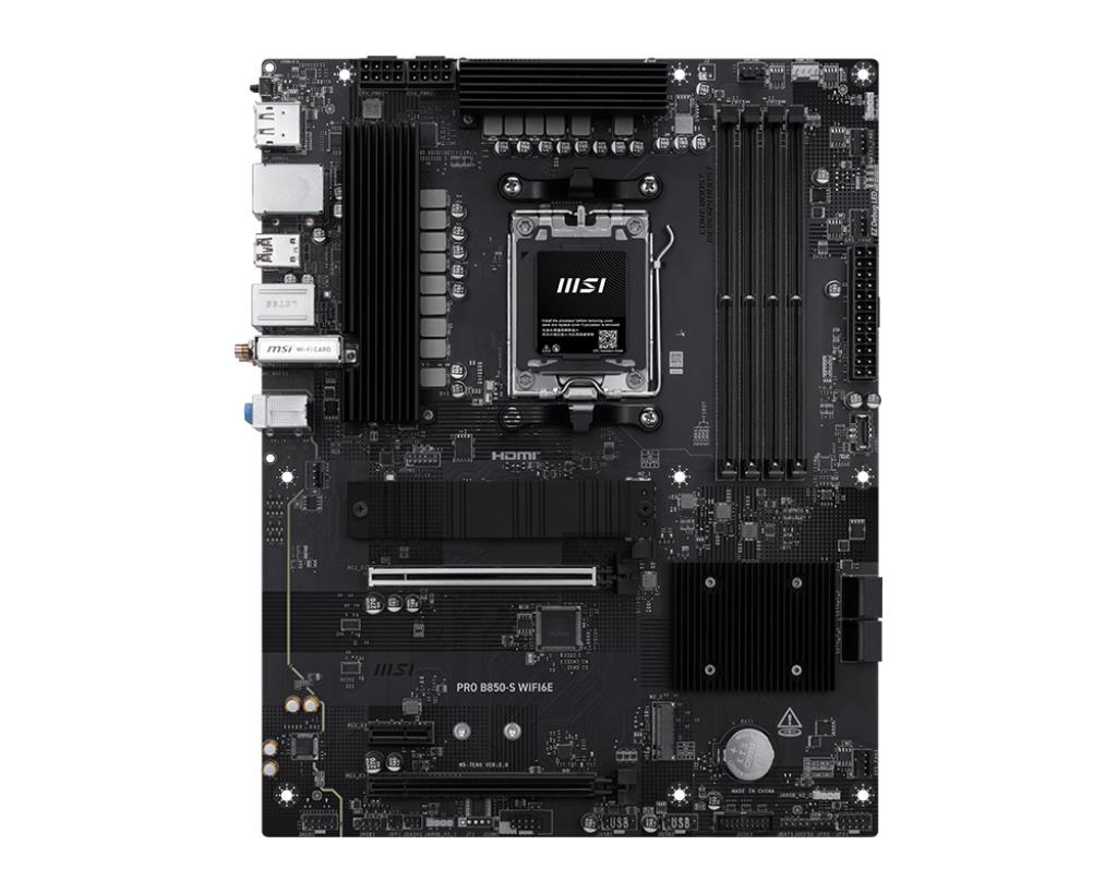 Emaplaat|MSI|AMD B850|SAM5|ATX|Memory DDR5|Memory slots 4|PROB850-SWIFI6E