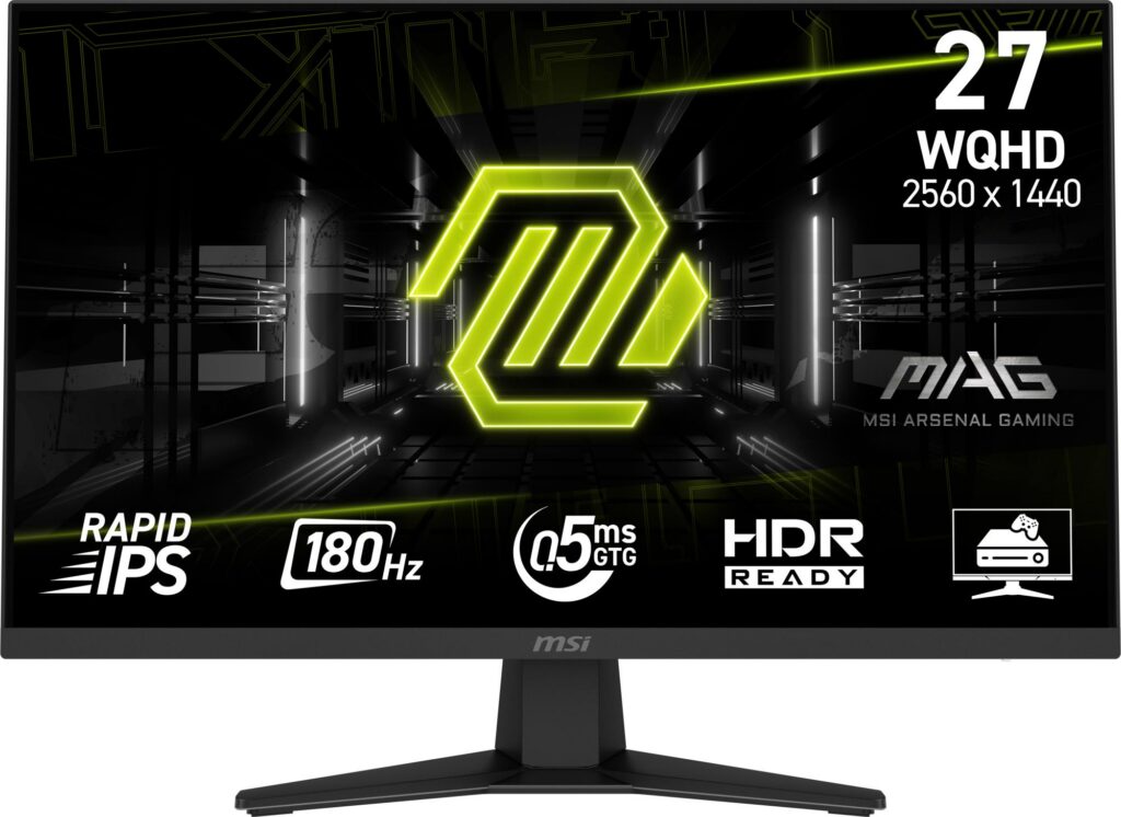 LCD Monitor|MSI|MAG 274QF|27″|Mänguri|Matte|Panel IPS|2560×14...