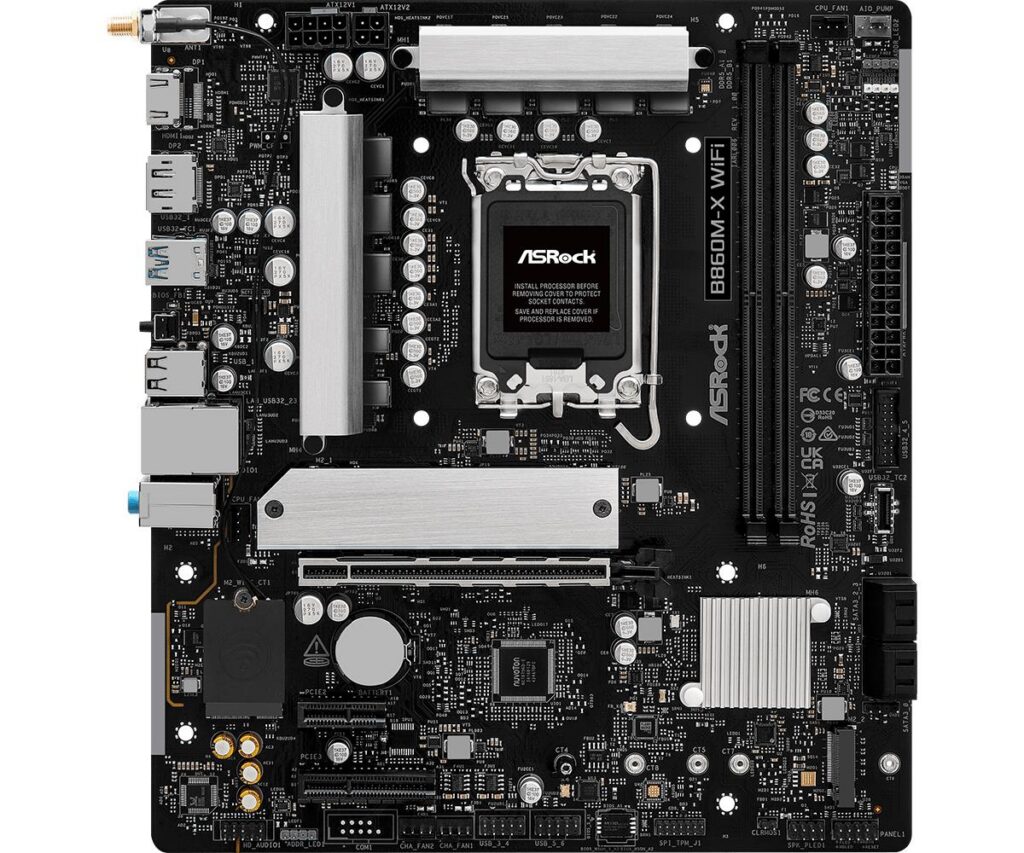 Emaplaat|ASROCK|Intel B660|LGA1851|Micro-ATX|Memory DDR5|Memory slots 2…