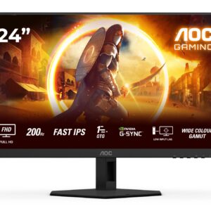 LCD Monitor|AOC|23.8 "|1920 x 1080 pixels|Full HD|Native aspect ratio 16:9|LED|Flat|24G4HRE