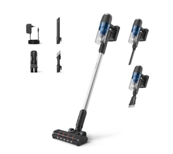 Vacuum Cleaner|PHILIPS|Upright/Bagless|Noise 80 dB|Black|Weight 1.2 kg|XC3032/01