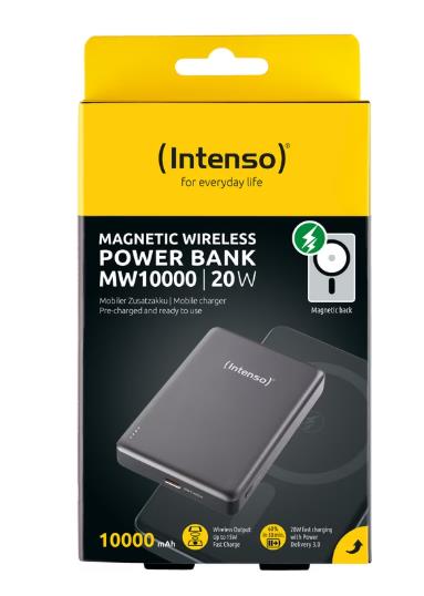 AKUPANK USB 10000MAH MAG/GREY 7344034 INTENSO