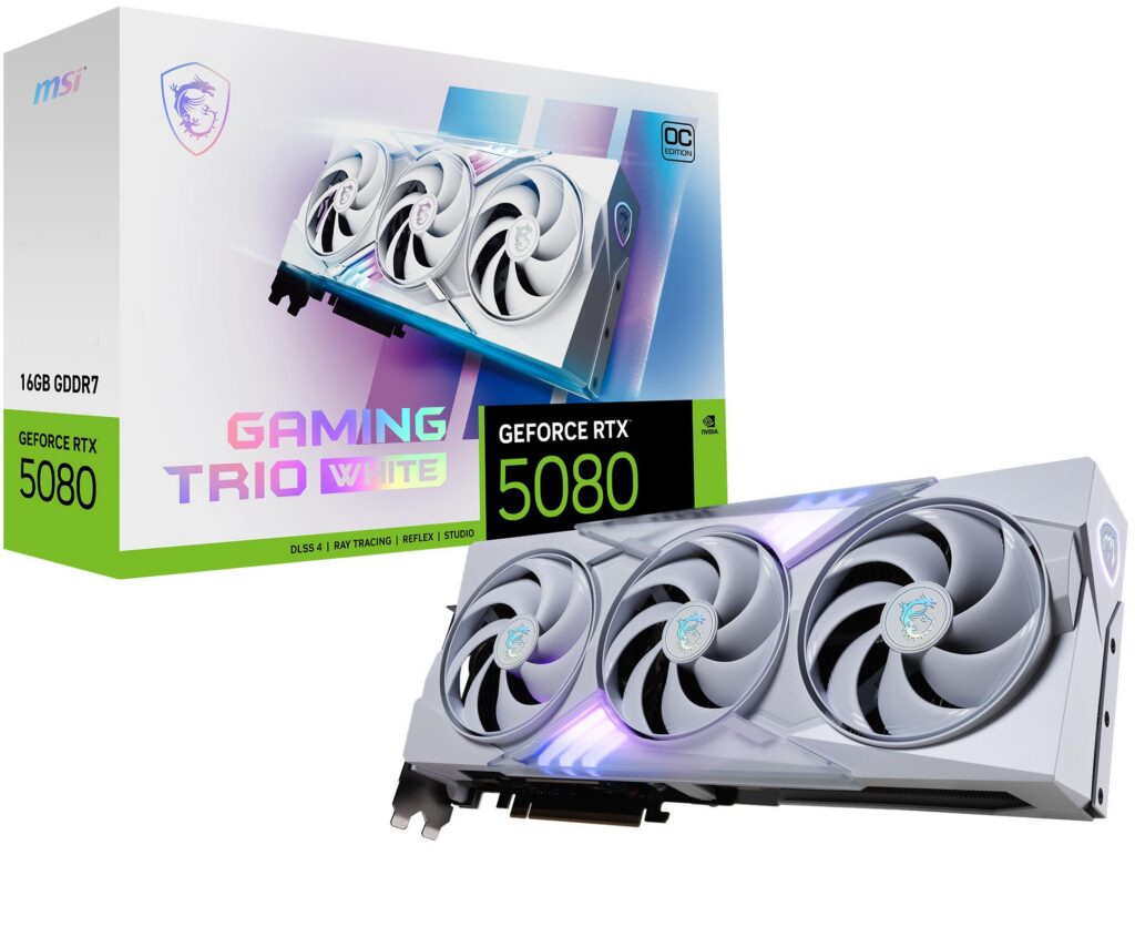 Videokaart|MSI|NVIDIA GeForce RTX 5080|16 GB|GDDR7|256 bit|PCIE 5.0 1&#8...