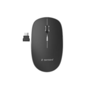 Hiir USB-C OPTICAL WRL BLACK/SILENT MUSW-4BSC-01 GEMBIRD