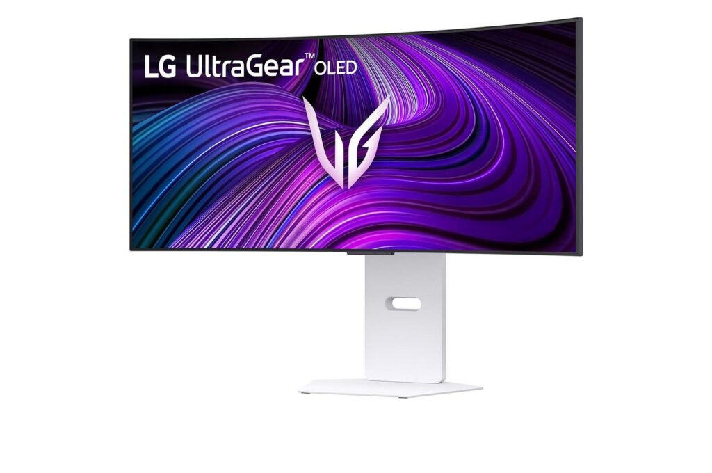 Monitor|LG|34GX90SA-W|34″|Mänguri/Curved|Matte|Panel OLED|3440&amp...