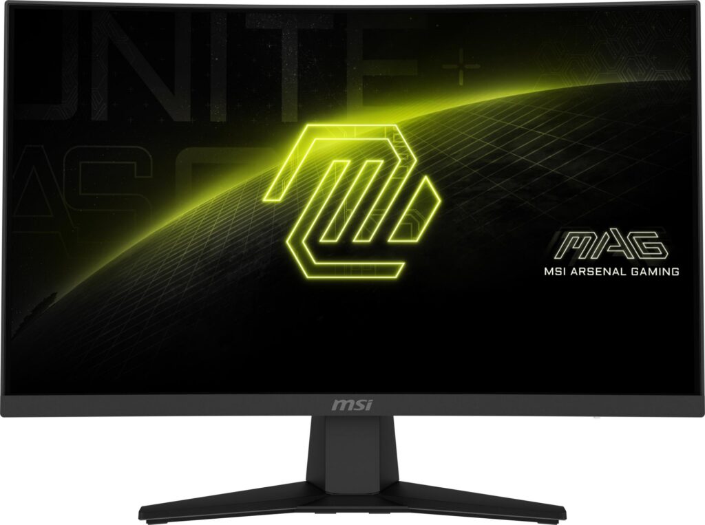 LCD Monitor|MSI|MAG 244C|23.6″|Mänguri/Curved/Frameless|Matte|Pane...